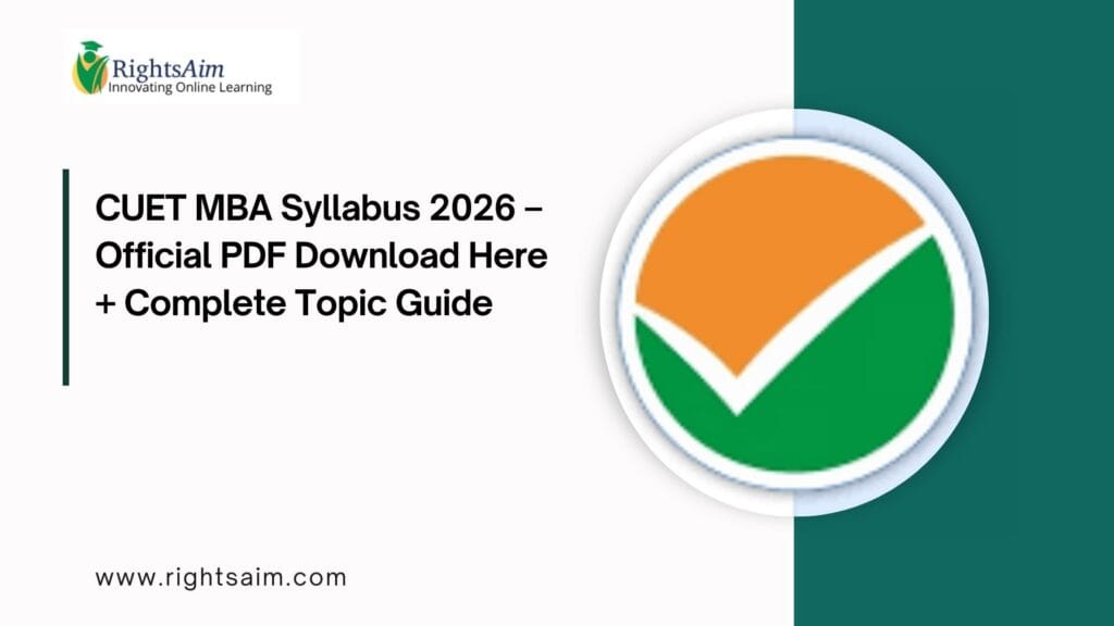 CUET MBA Syllabus 2026