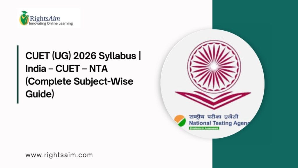 CUET (UG) 2026 Syllabus