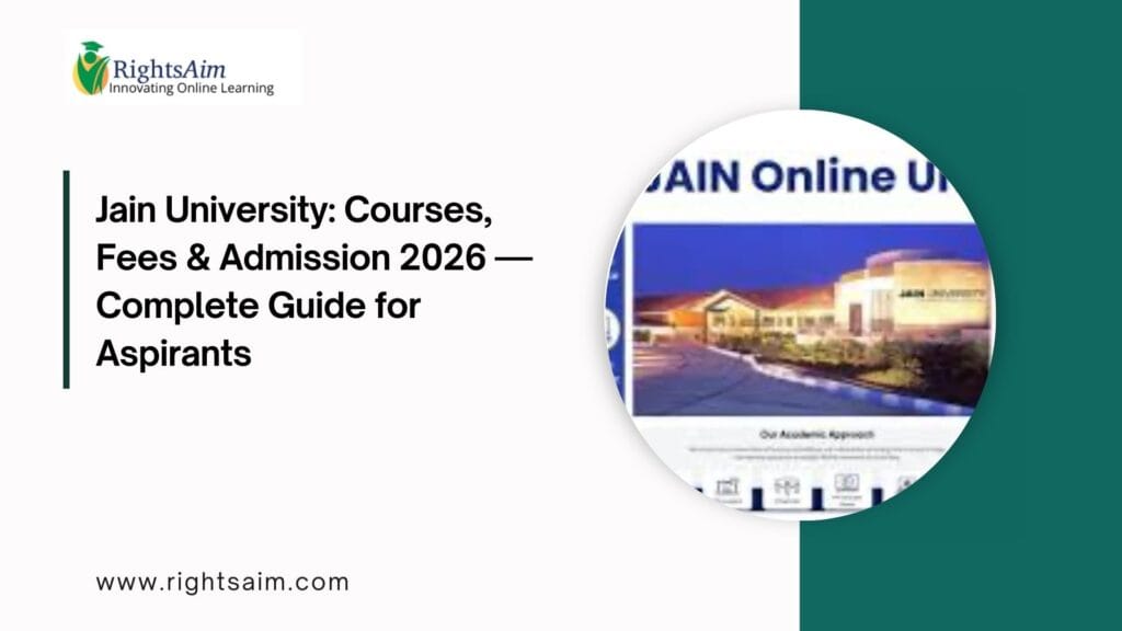 Jain University: Courses, Fees & Admission 2026