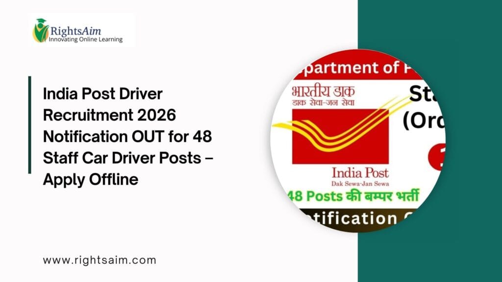 India Post Driver Recruitment 2026