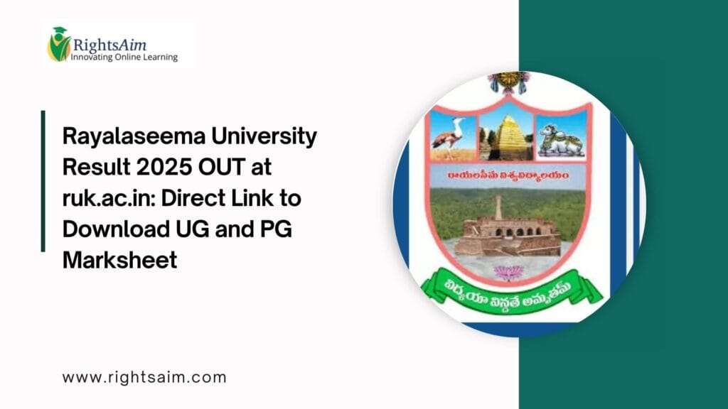 Rayalaseema University Result 2025
