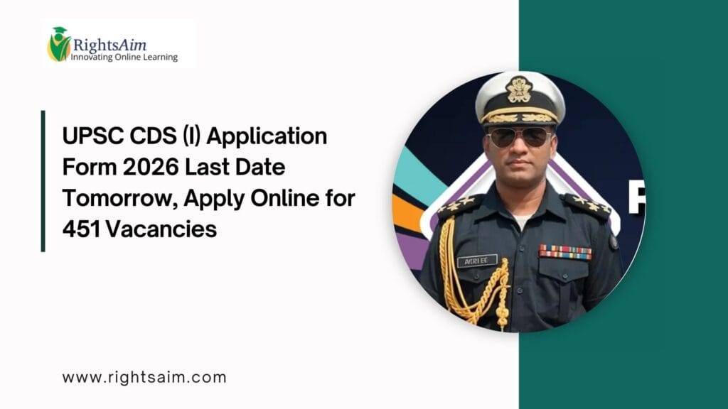 UPSC CDS (I) Application Form 2026