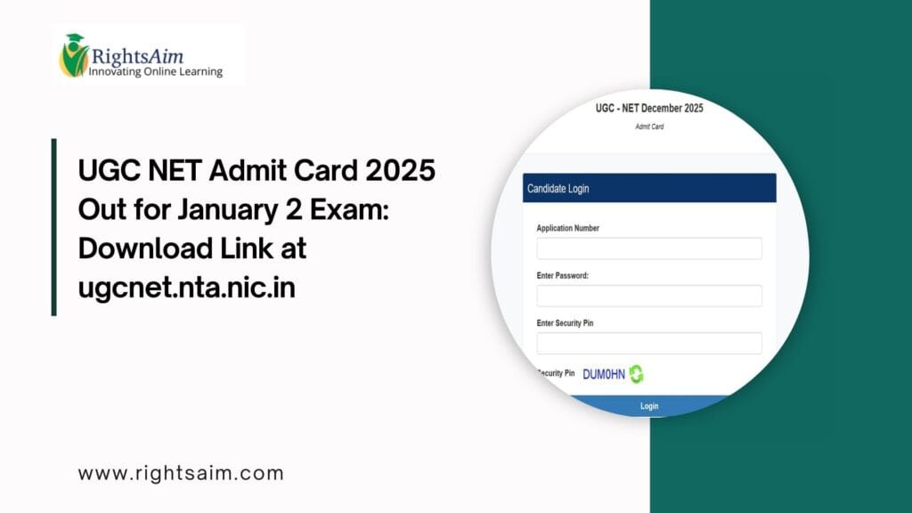 UGC NET Admit Card 2025