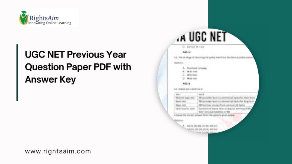 UGC NET Previous Year Question Paper PDF