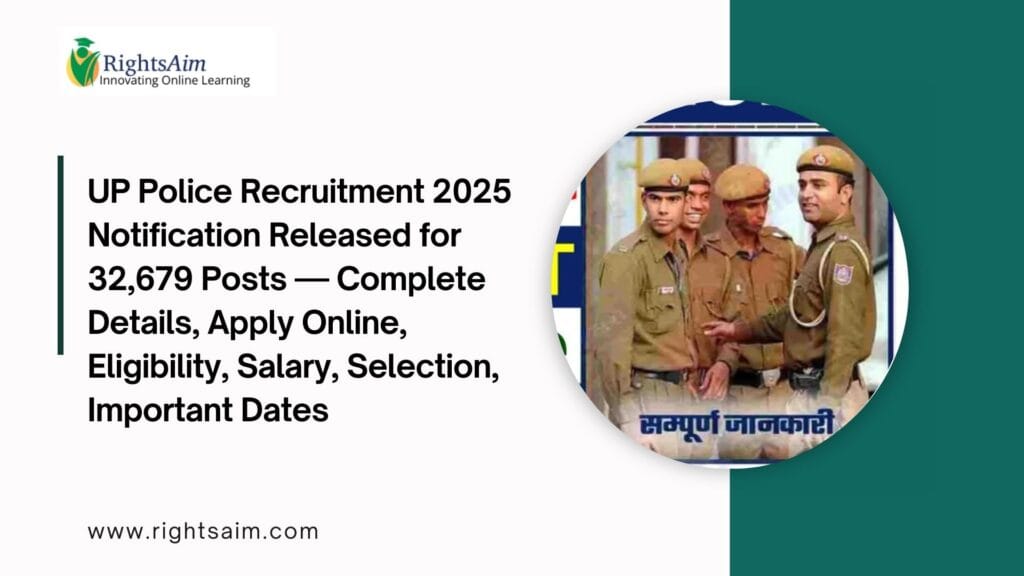 UP Police Recruitment 2025 Notification Released for 32,679 Posts