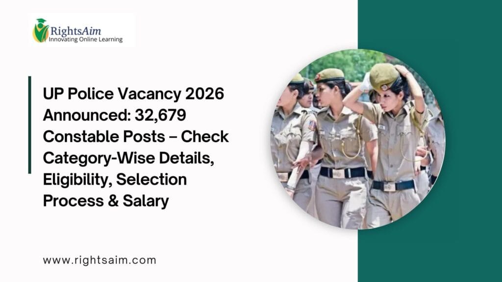 UP Police Vacancy 2026 Announced: 32,679 Constable Posts