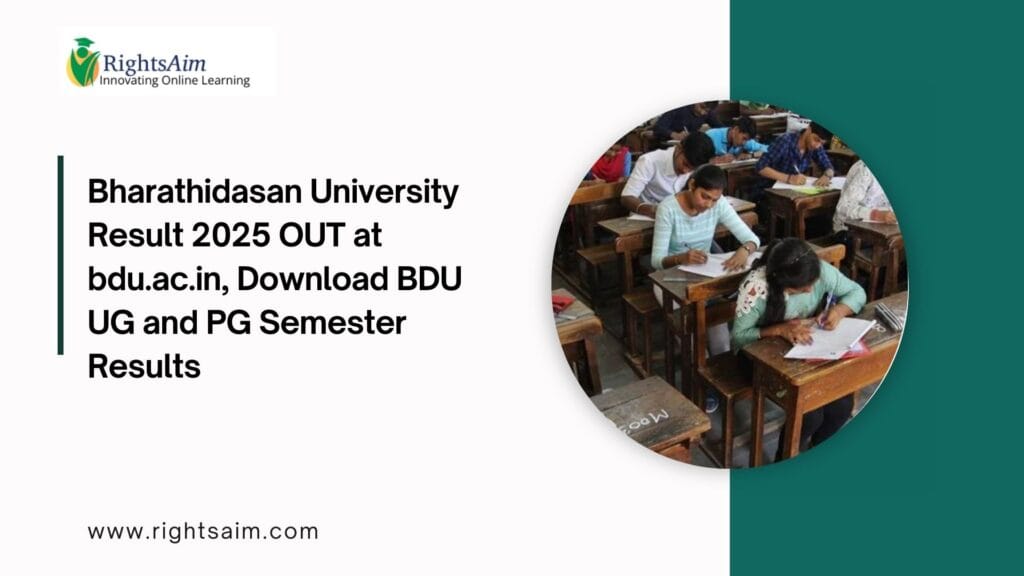 Bharathidasan University Result 2025
