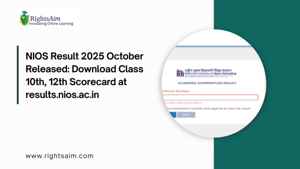 NIOS Result 2025