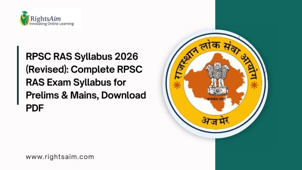 RPSC RAS Syllabus 2026