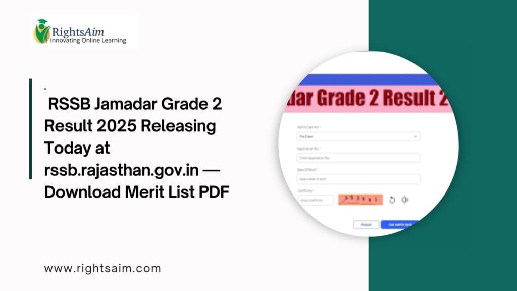 RSSB Jamadar Grade 2 Result 2025