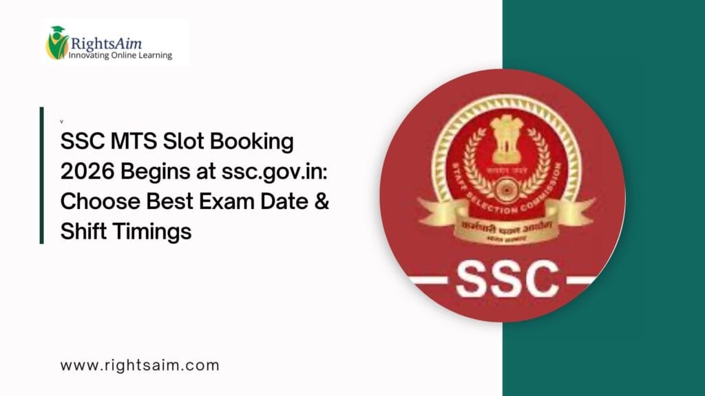 SSC MTS Slot Booking 2026