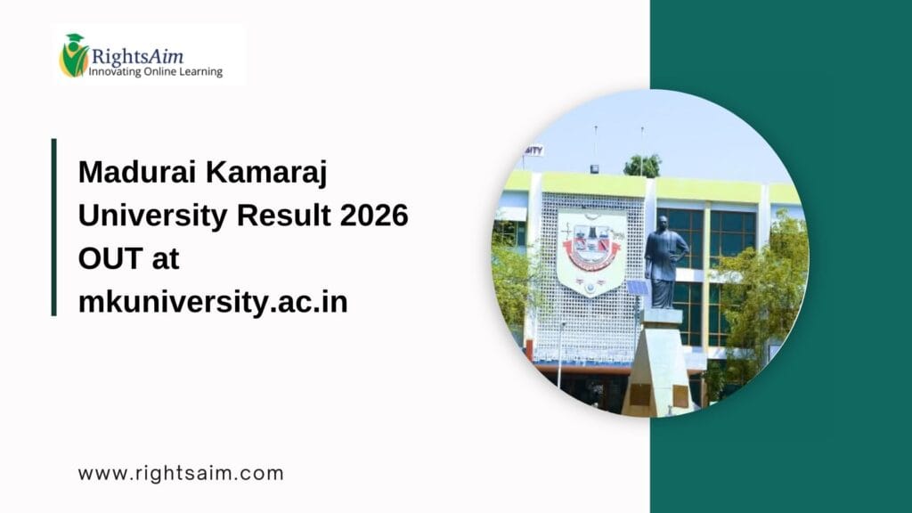 Madurai Kamaraj University Result 2026
