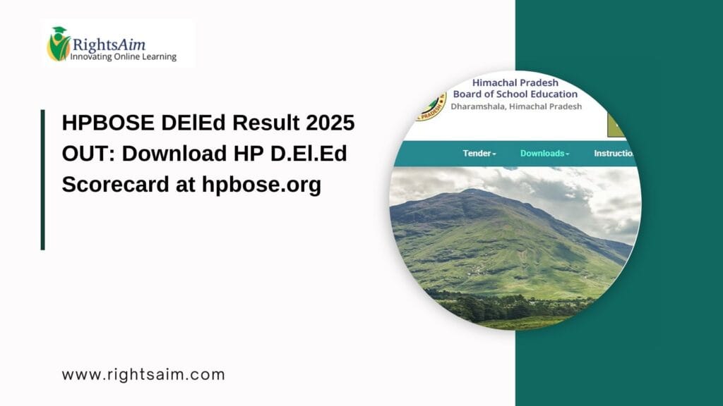 HPBOSE DElEd Result 2025