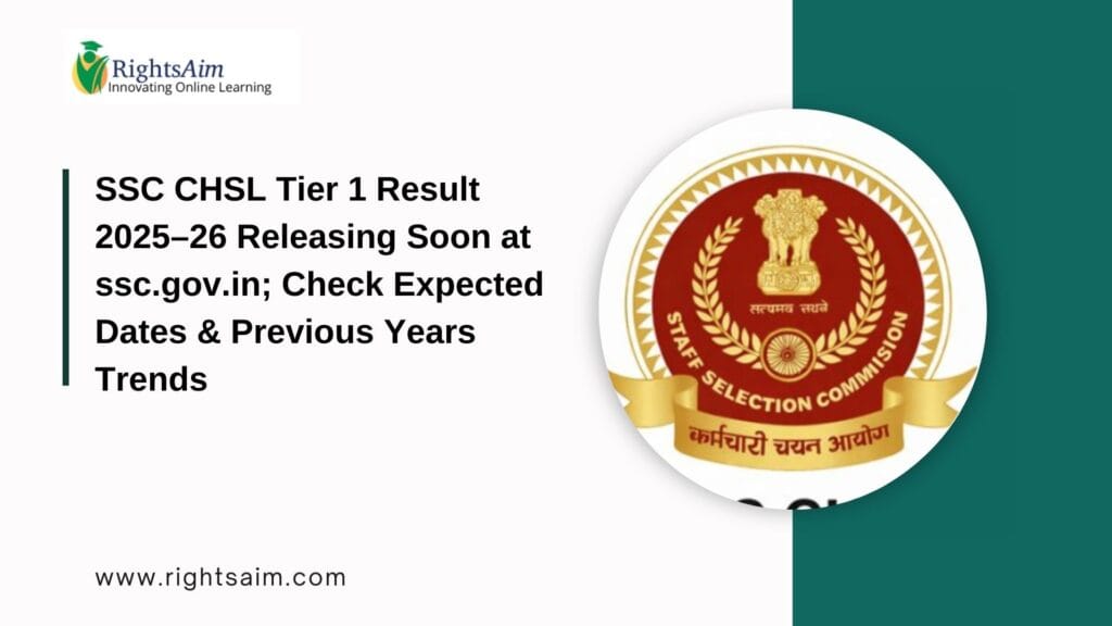 SSC CHSL Tier 1 Result 2025–26