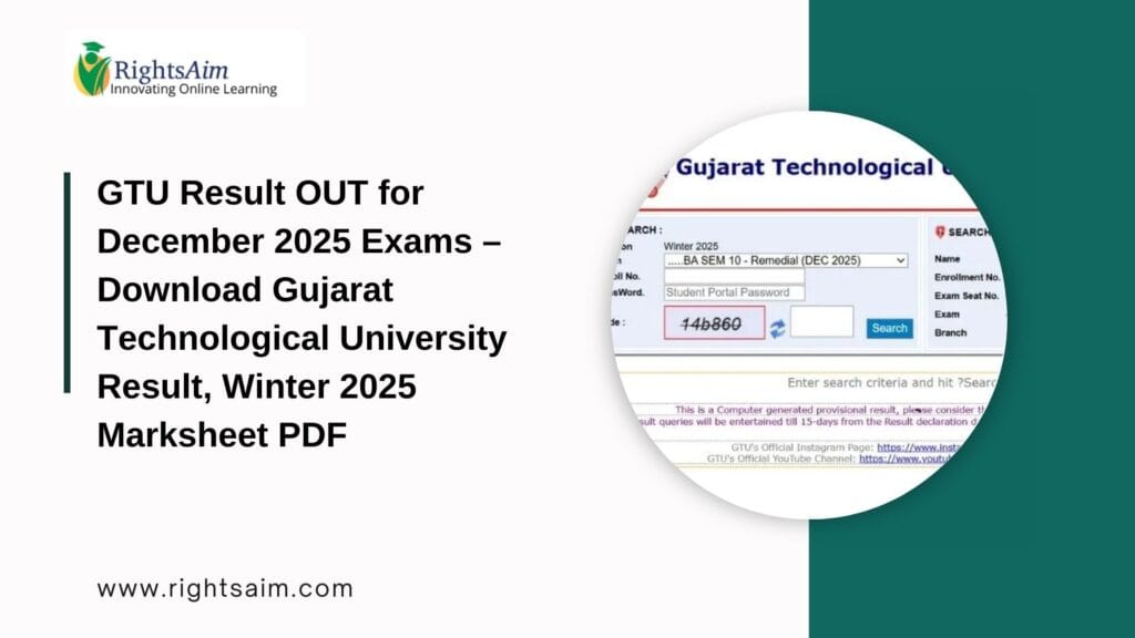 GTU Result OUT for December 2025