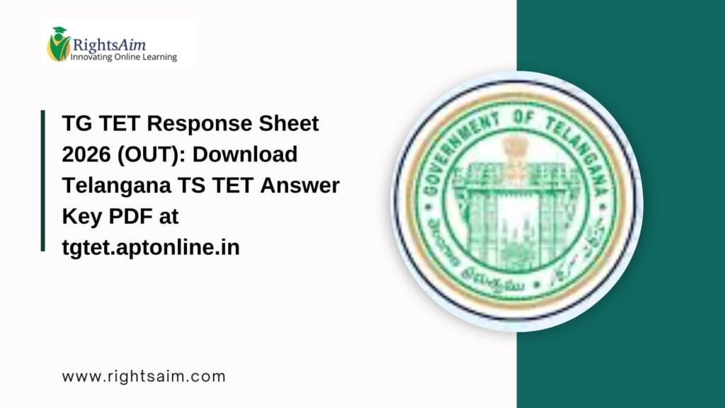 TG TET Response Sheet 2026