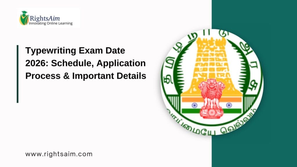 Typewriting Exam Date 2026