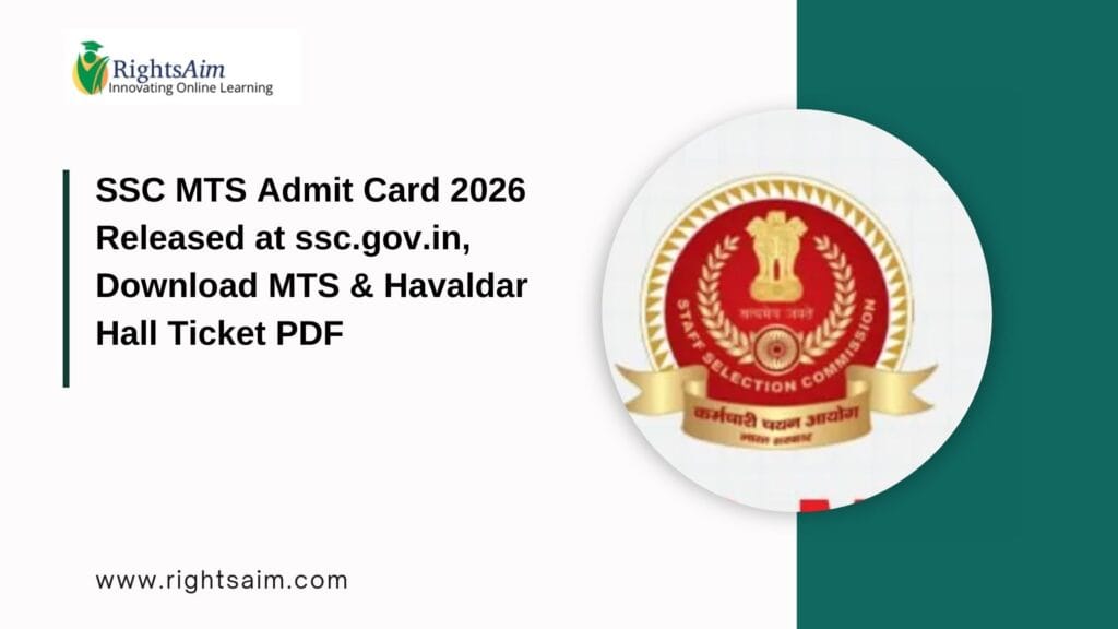 SSC MTS Admit Card 2026