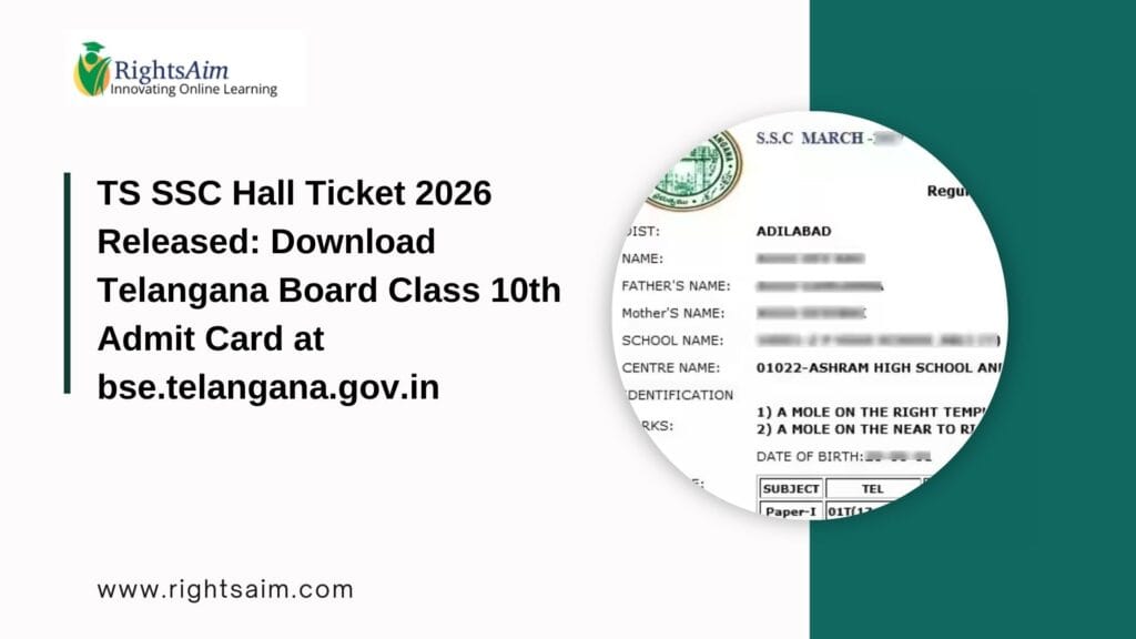 TS SSC Hall Ticket 2026