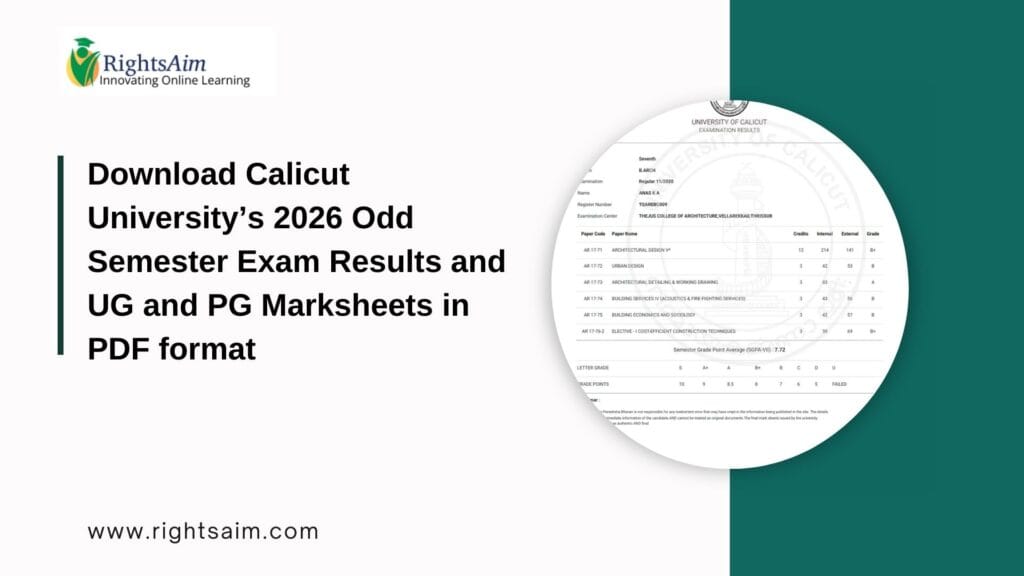 Download Calicut University’s 2026