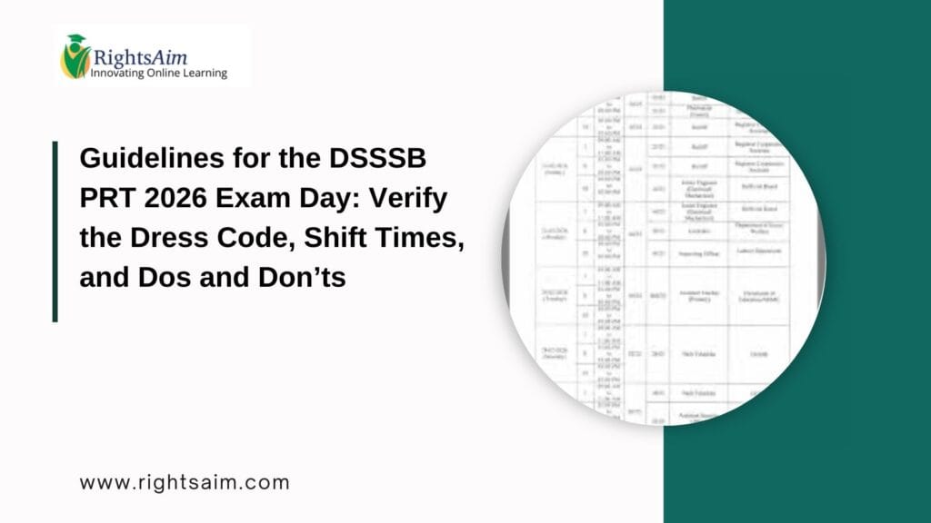 DSSSB PRT 2026 Exam