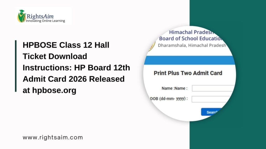HP Board 12th Admit Card 2026