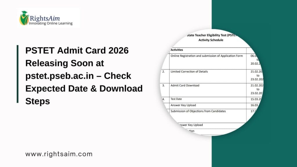 PSTET Admit Card 2026