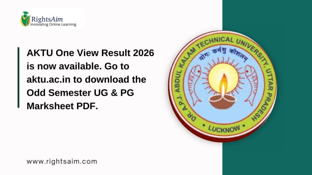 AKTU One View Result 2026