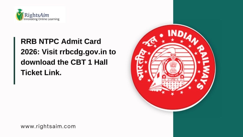 RRB NTPC Admit Card 2026