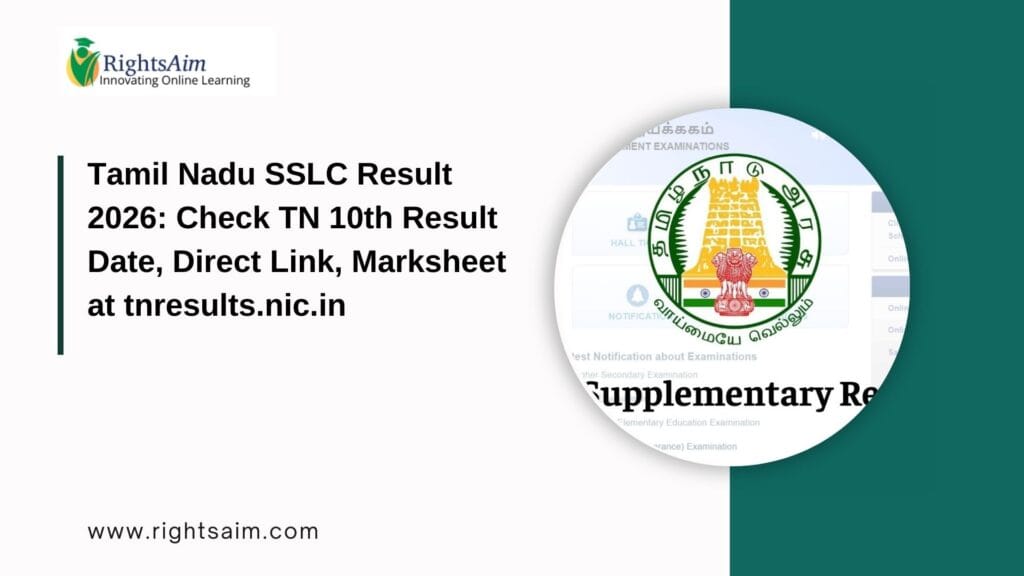 Tamil Nadu SSLC Result 2026