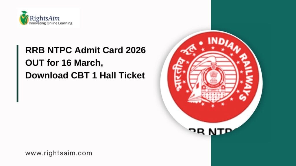RRB NTPC Admit Card 2026
