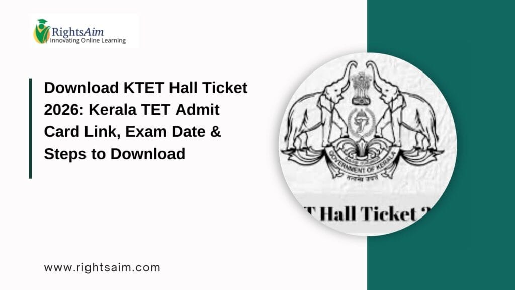 Download KTET Hall Ticket 2026: Kerala TET Admit Card Link