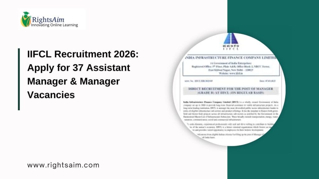 IIFCL Recruitment 2026