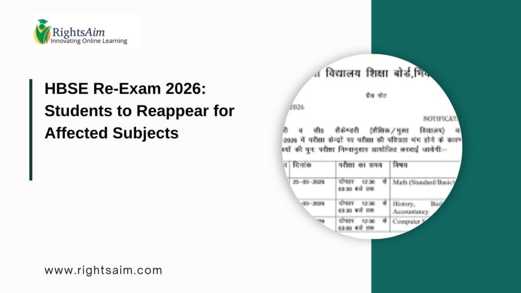 HBSE Re-Exam 2026