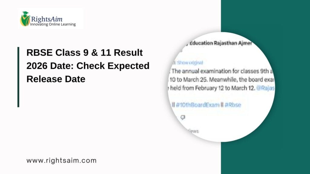 RBSE Class 9 & 11 Result 2026
