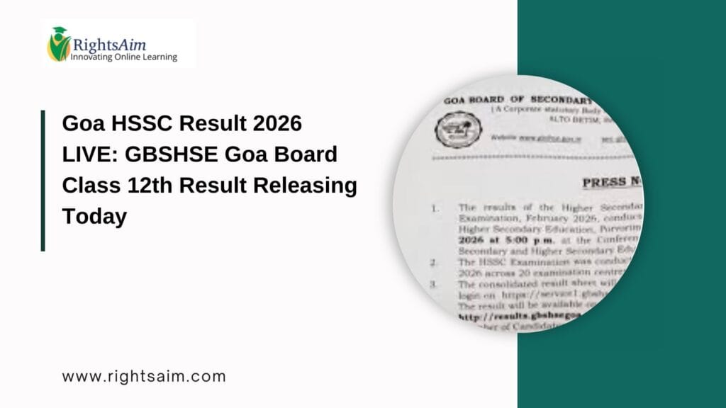 Goa HSSC Result 2026