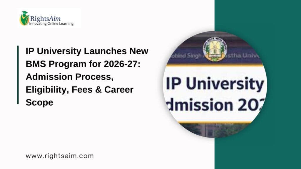 IP University Launches New BMS Program for 2026-27