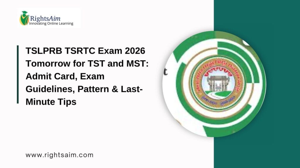 TSLPRB TSRTC Exam 2026