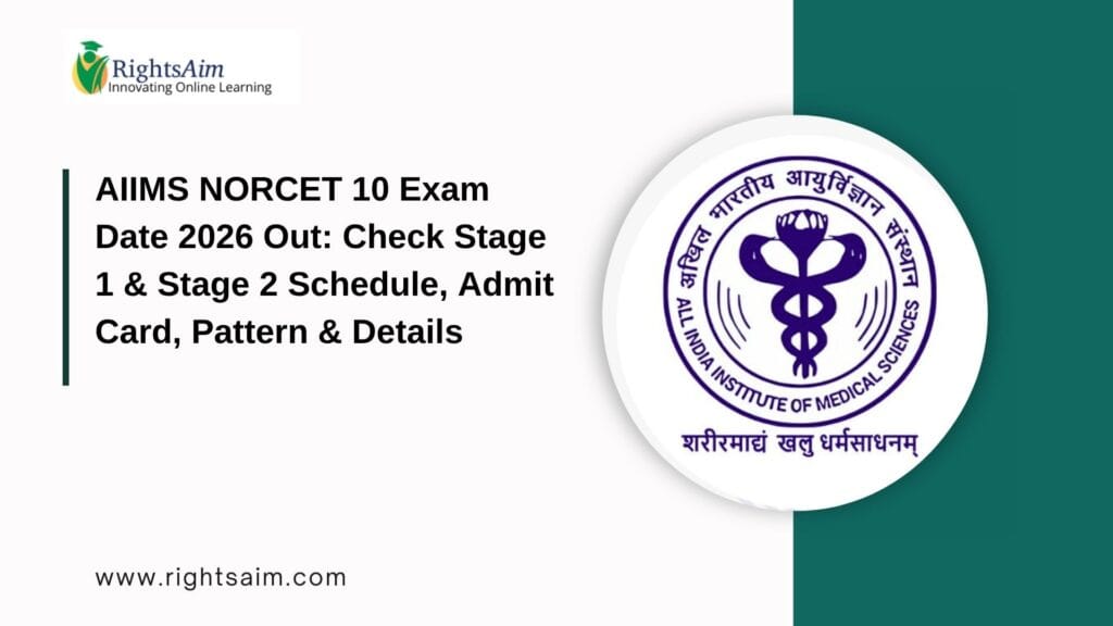AIIMS NORCET 10 Exam Date 2026