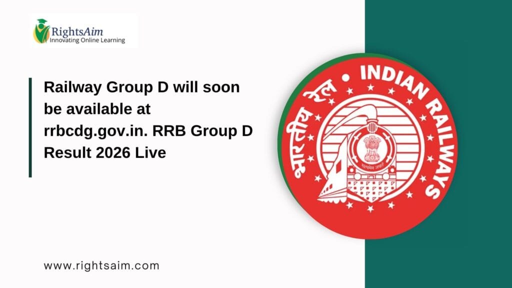 RRB Group D Result 2026 Live