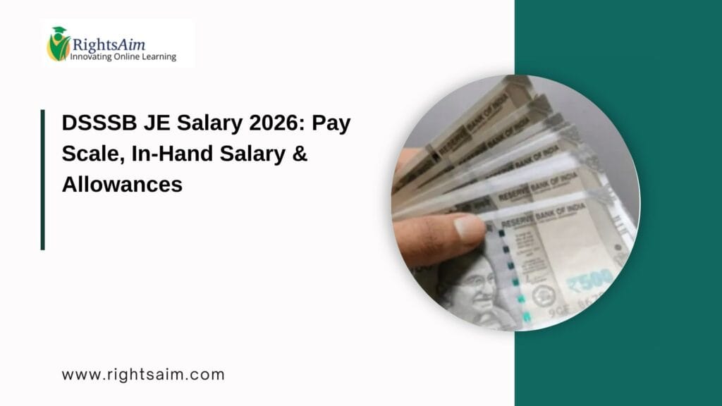 DSSSB JE Salary 2026