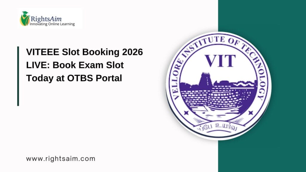 VITEEE Slot Booking 2026