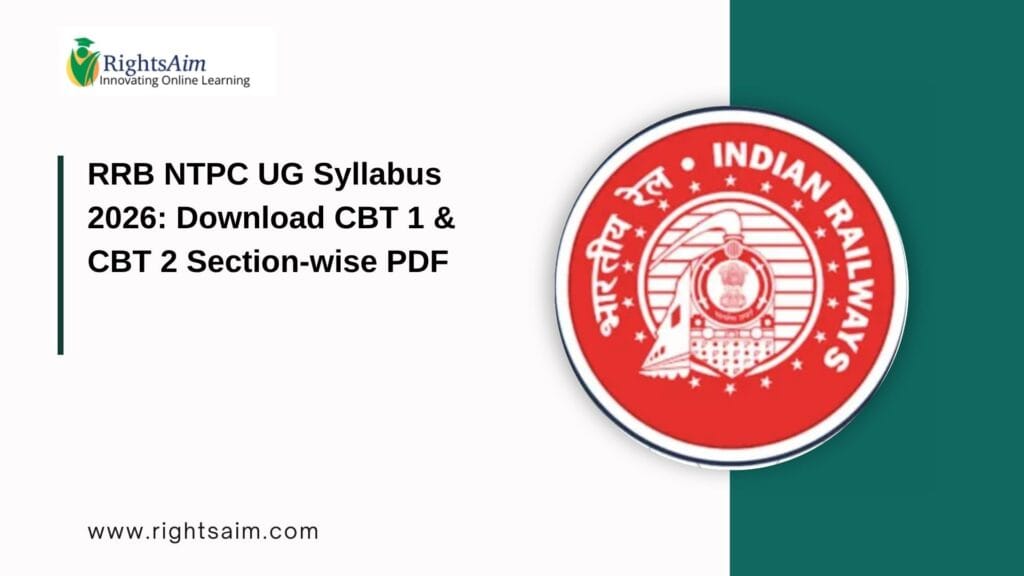 RRB NTPC UG Syllabus 2026