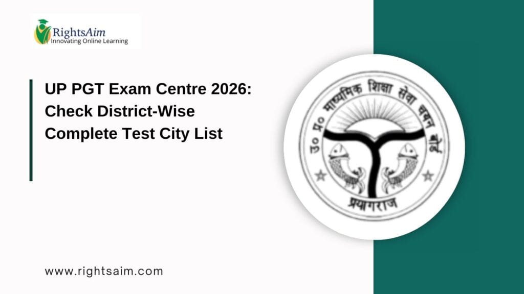 UP PGT Exam Centre 2026