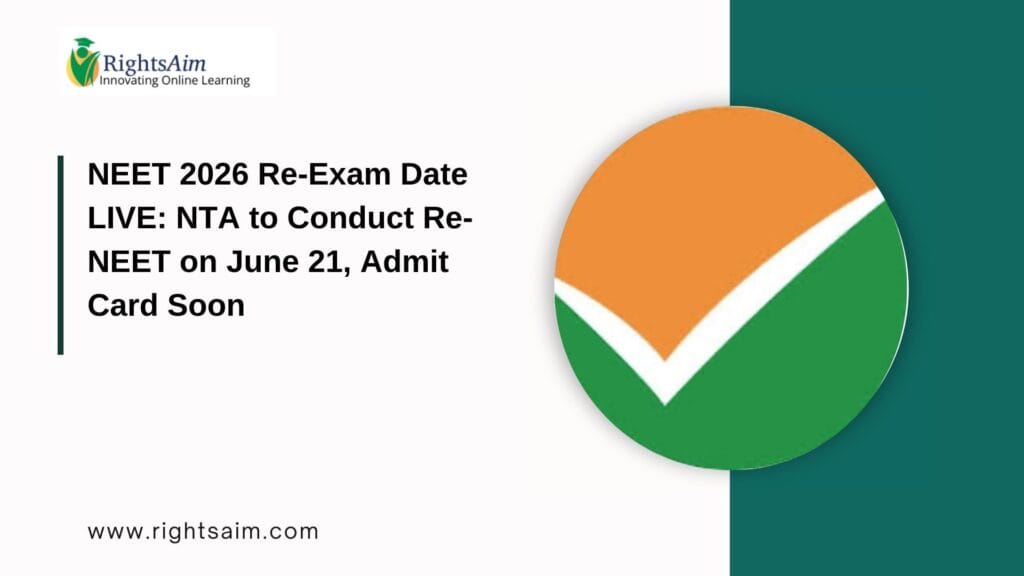 NEET 2026 Re-Exam Date LIVE: NTA to Conduct Re-NEET on June 21, Admit Card Soon