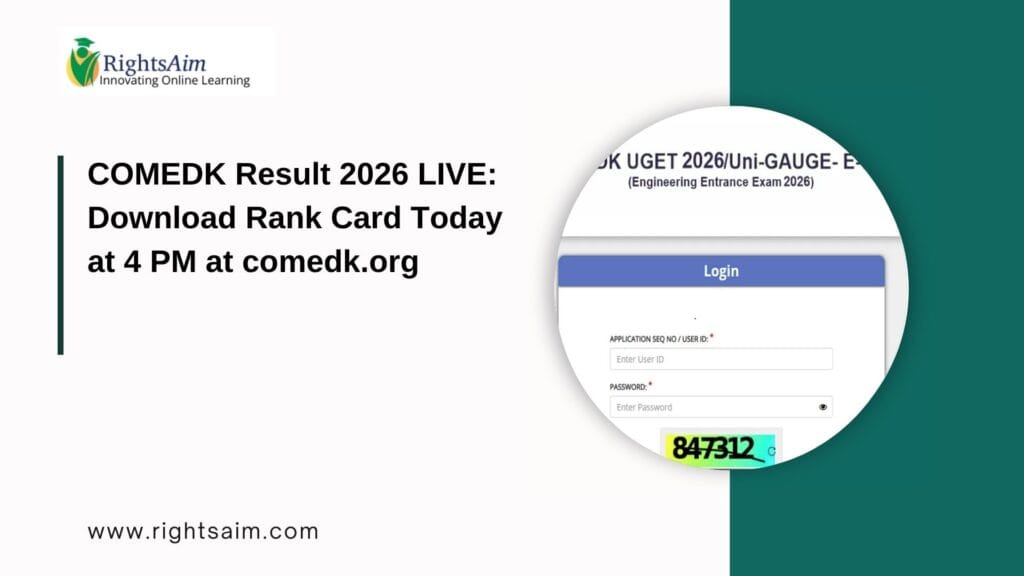 COMEDK Result 2026