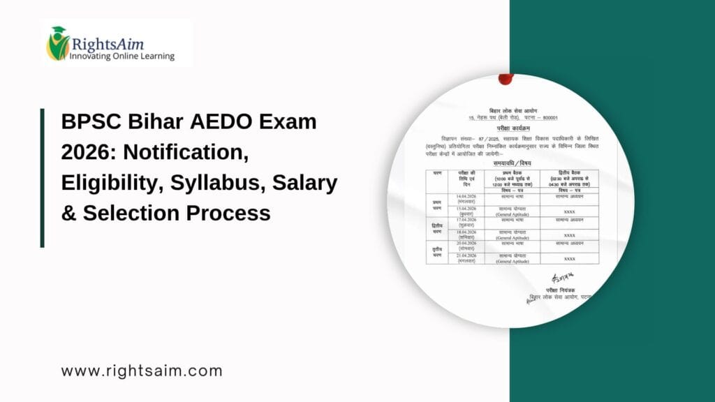 BPSC Bihar AEDO Exam 2026