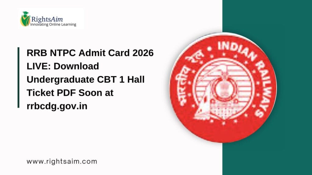 RRB NTPC Admit Card 2026
