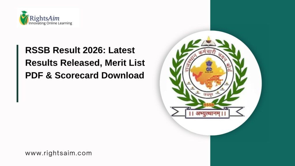 RSSB Result 2026