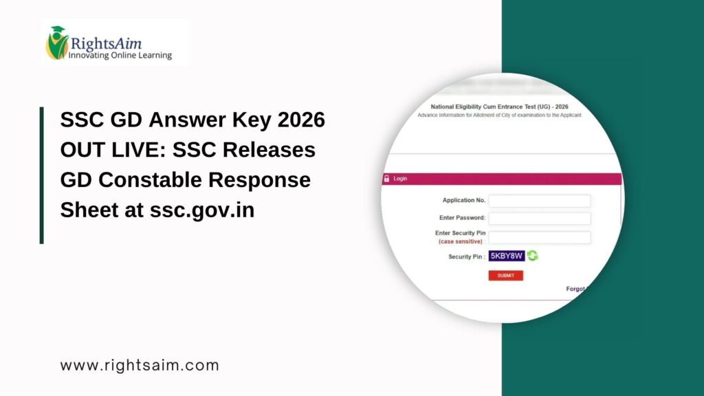 SSC GD Answer Key 2026